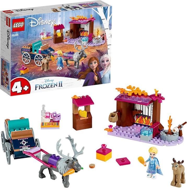 Actual product image LEGO Elsa and the Reindeer Carriage (41166, LEGO Disney)