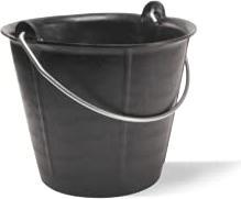 Actual product image Fischer RUBI plastic bucket with scale "LIGHTBUCK" (12L)