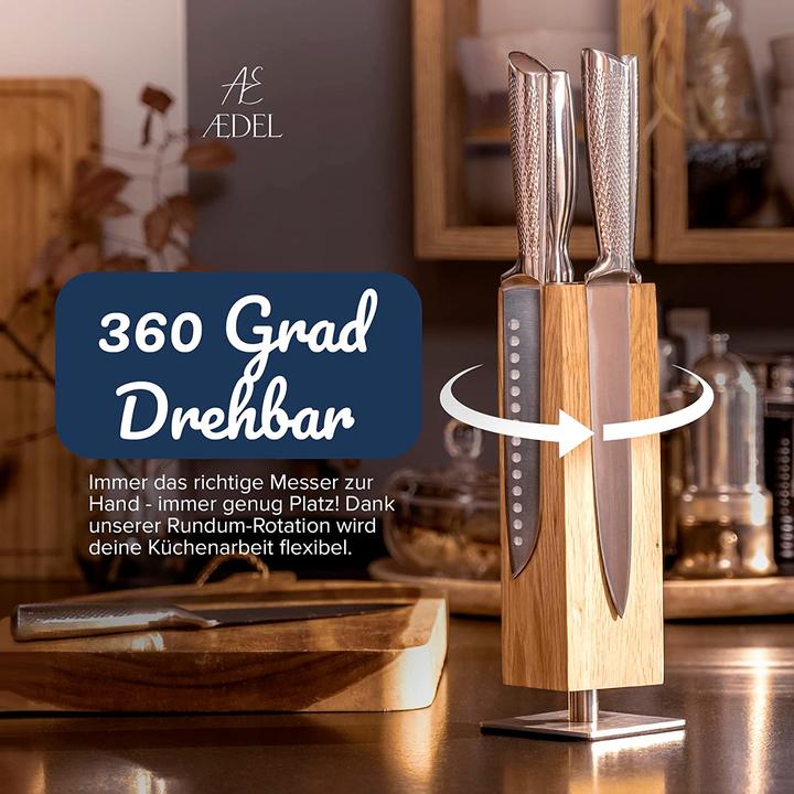 Actual product image Ae aedel Design knife block magnetic