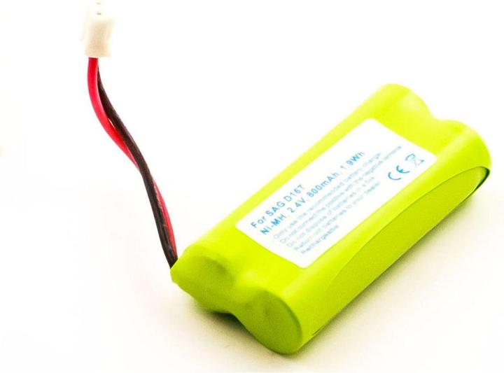 Produktbild AGI 91433 - Akku - SAGEM D16T - Grün - Nickel-Metallhydrid (NiMH) - 600 mAh - 2,4 V