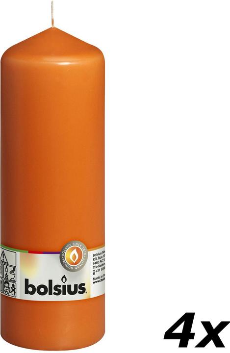 Actual product image Bolsius Set of 4 Pillar Candle (4 pcs.)