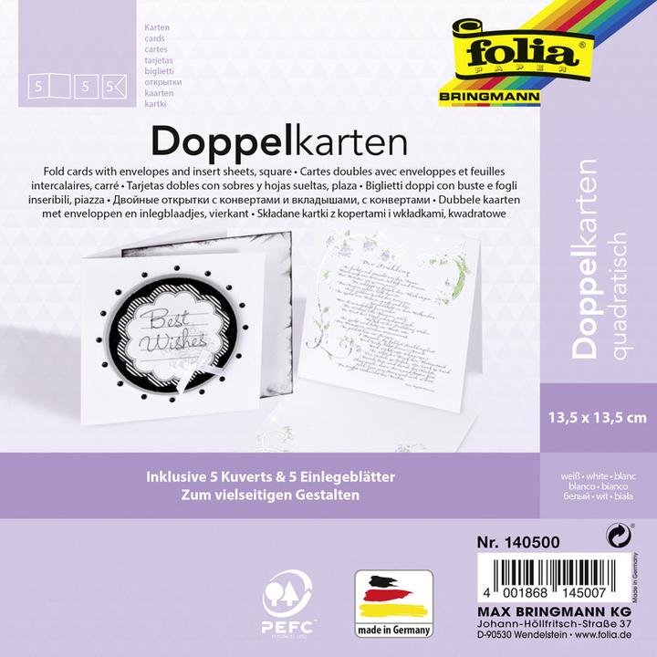 Actual product image Folia Blank card (5 pcs.)