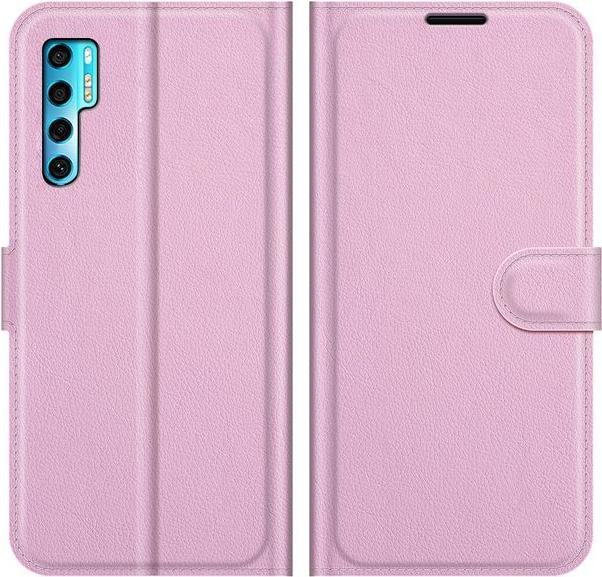 Productafbeelding MU Classic Litchi Leren Boekomslag Serie (TCL 20 Pro 5G)