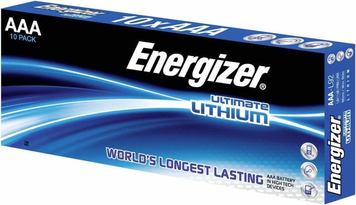 Actual product image Energizer Ultimate Lithium (10 pcs., AA, 3000 mAh)