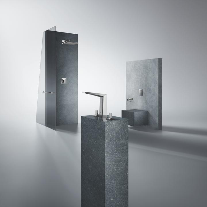 Produktbild Grohe Rainshower Mono 310 Cube Kopfbrauseset (1 Strahlarten, 7.50 l/min)