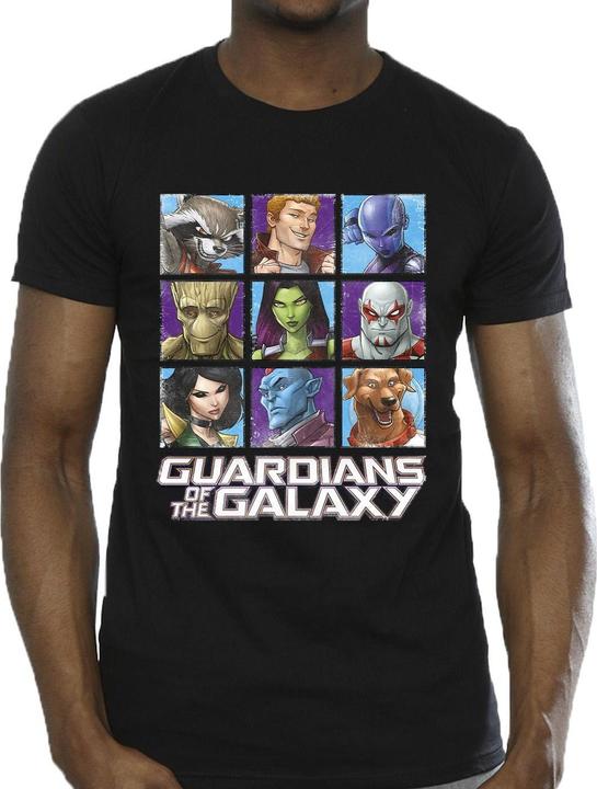 Produktbild Guardians of the Galaxy Character Squares TShirt (L)