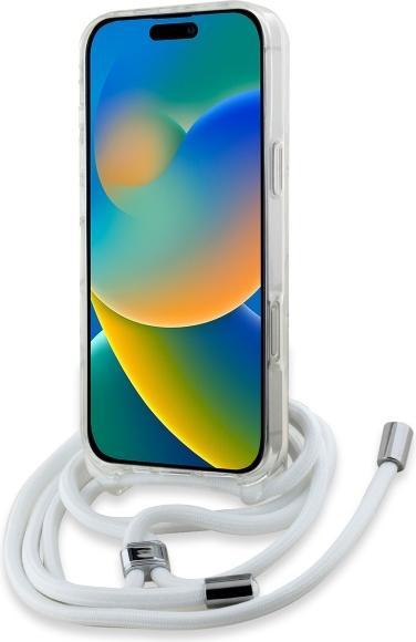 Actual product image Karl Lagerfeld KLHMP16XHCKLCT iPhone 16 Pro Max 6.9" transparent hardcase IML Crossbody Monogra (Apple iPhone 16 Pro Max)