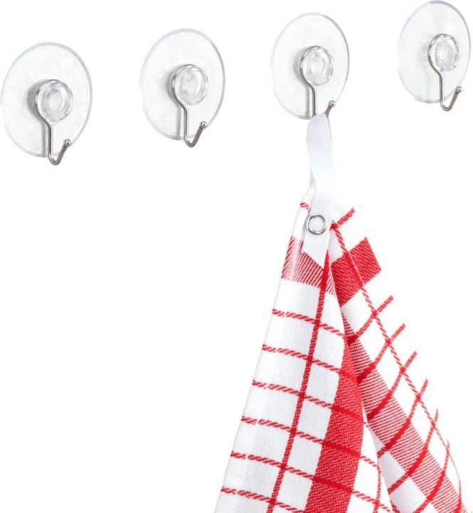 Produktbild Wenko Saughaken Nickel transparent