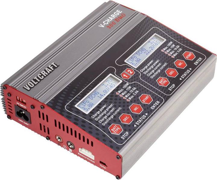 Voltcraft Multifunktionsladegerät V-Charge 200 Duo