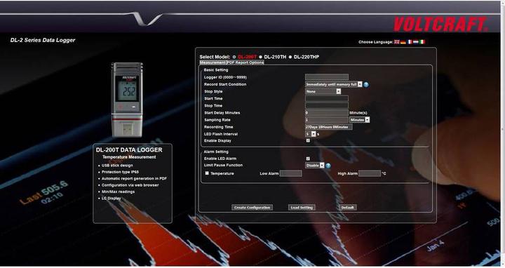 Produktbild Voltcraft Temperatur-Datenlogger, Luftfe (Thermometer)