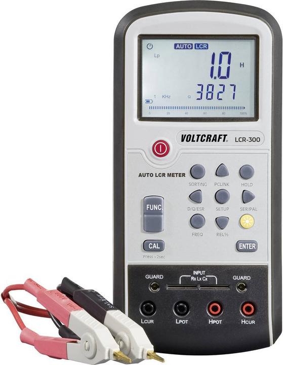 Batteries - 1 set of Kelvin measuring leads with precision crocodile clips - Calibration plug - Bag - Operating instructions