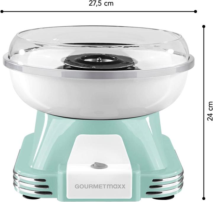 Immagine prodotto Gourmetmaxx Macchina dello zucchero filato alla menta