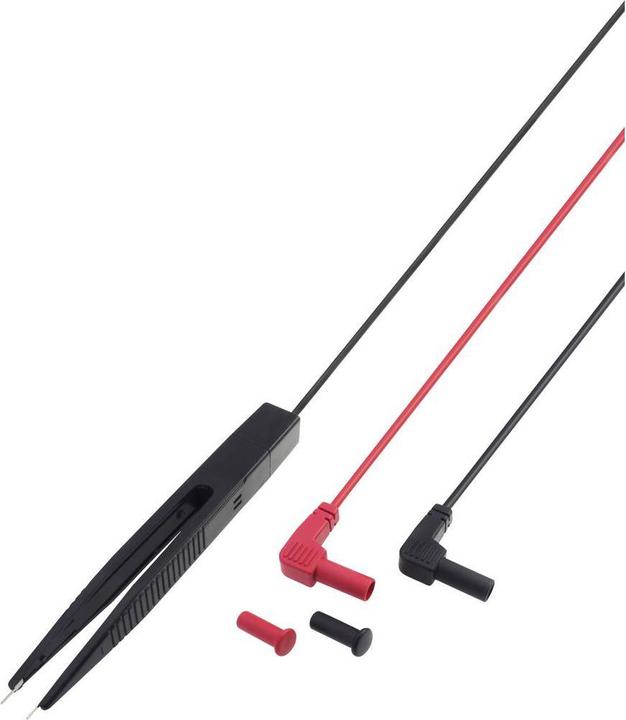 Actual product image Voltcraft Measuring lead 1.14m with tweezers