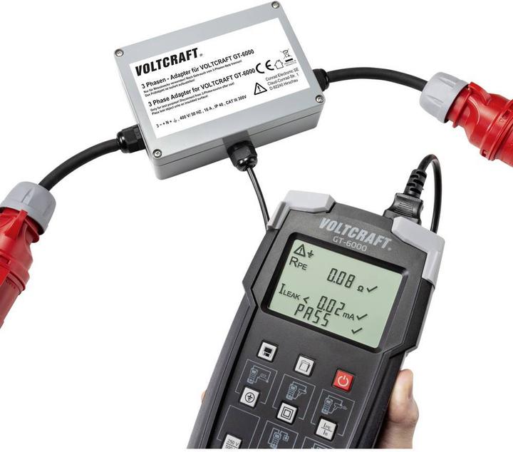 Image du produit Voltcraft Adaptateur de mesure triphasé CEE 16A (Adaptateur)