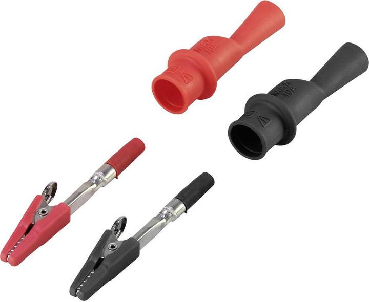 Produktbild Voltcraft Sicherheits-Krokodilklemme für Messleitungen MSK-104, 2er Pack