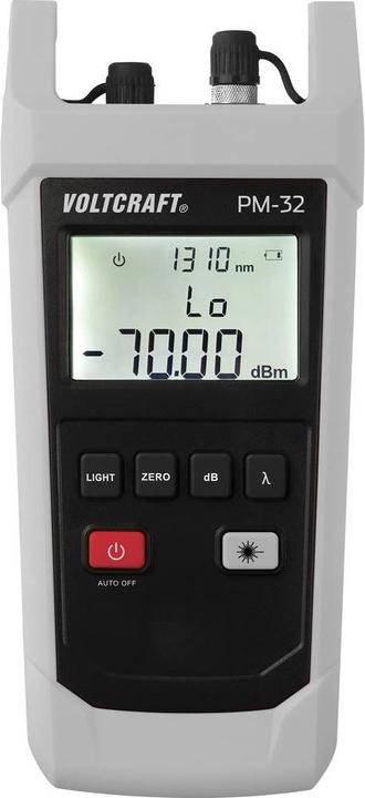 PM-32 Measuring device ST adapter 3 x AA batteries Carrying case Operating instructions