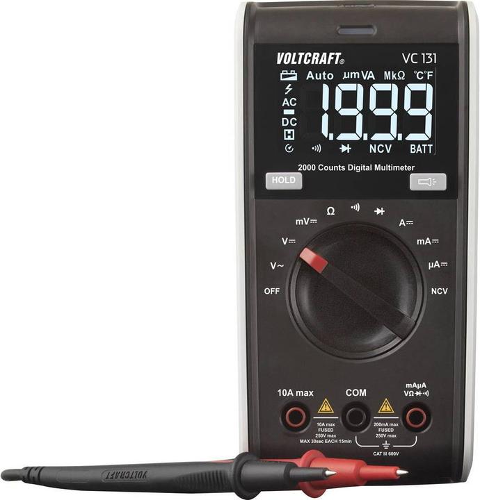 Actual product image Voltcraft VC131 Digital Multimeter (CAT III 600V)