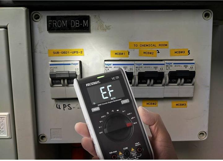 Actual product image Voltcraft VC131 Digital Multimeter (CAT III 600V)