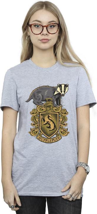 Image du produit - T-shirt HUFFLEPUFF SKETCH CREST - Femme (M)