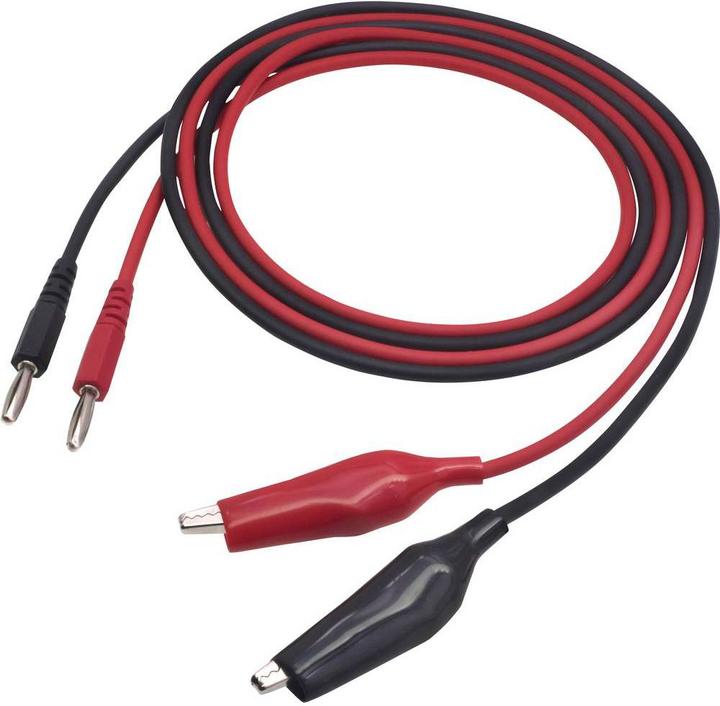 Voltcraft Measuring lead with crocodile clip