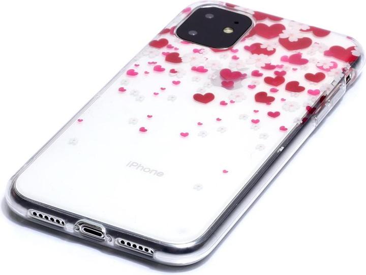 Image du produit Ueli Express iPhone 11 Super Slim Coque en caoutchouc Coeurs (Apple iPhone 11)