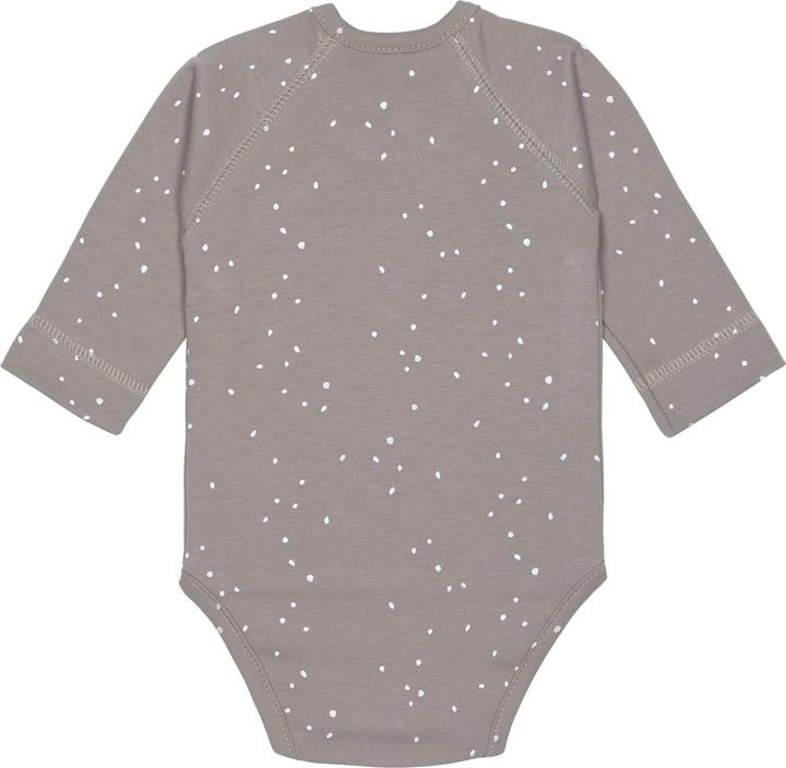 Lässig Langarm-Body Sprinkle Taupe Gr. 86/92 (92)