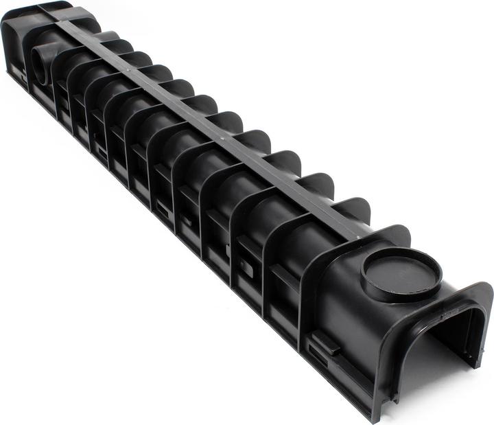 Actual product image Wiltec Drainage Storm Ground Channel 4x1m 1.5t Heelguard Galvanised Rain Waste Sewage Water Drain