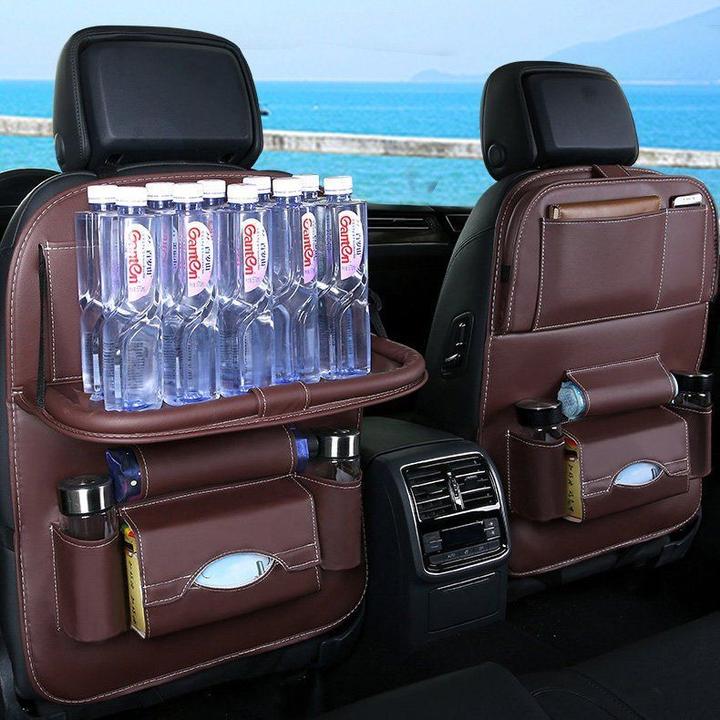 Produktbild Hurtel Auto-Organizer für den Sitz, klappbares Regal, Mini-Autotisch, schwarz
