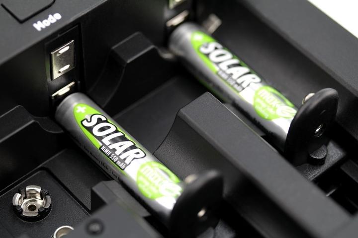 Actual product image Ansmann NiMH HR03 Sol (2 pcs., AAA, 550 mAh, Battery + charger)