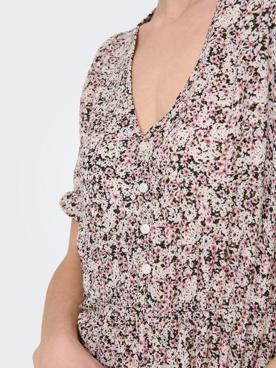 Actual product image Only Regular fit Round neck Elasticated cuffs Long dress Dress (S)