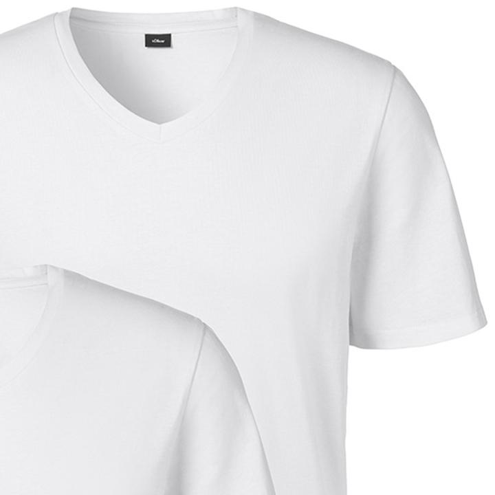 Produktbild S.Oliver 4er Pack Basic Unterhemd / Shirt Kurzarm (L)