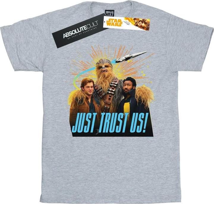 Actual product image Star Wars Mens Solo Just Trust Us T-Shirt (3XL)