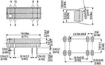 Produktbild Velleman Reed Relais 24vdc 0.5a 1formc