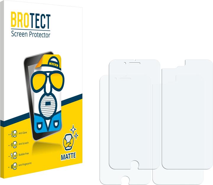 Actual product image BROTECT Protector Anti-Glare (2 Piece, Apple iPhone 7 Plus)