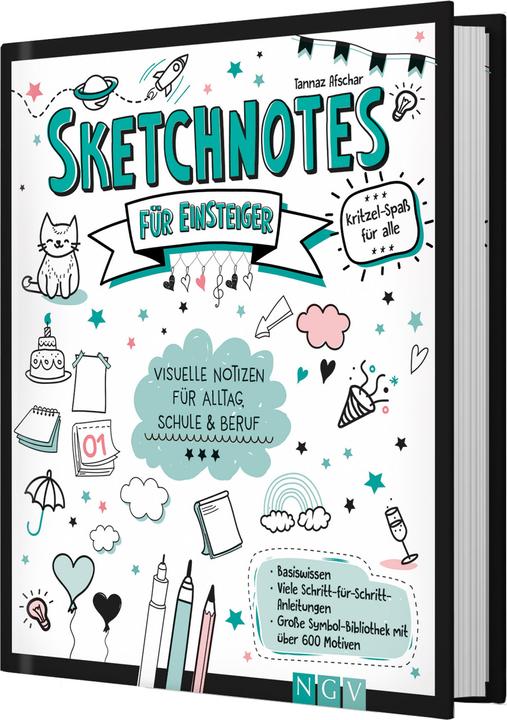 Produktbild Sketchnotes für Einsteiger (Deutsch, Tannaz Afschar, 2022)