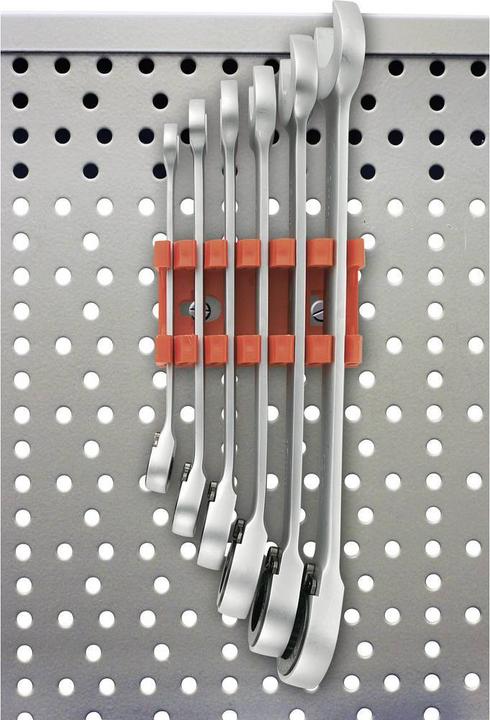 Immagine prodotto Toolcraft set di chiavi a cricchetto ad anello aperto (19 mm, 10 mm, 17 mm, 15 mm, 8 mm, 13 mm)