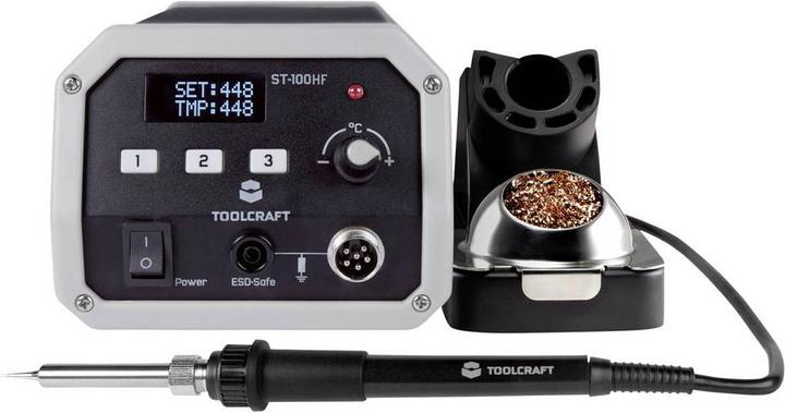 Actual product image Toolcraft High Frequency Soldering Station ST-100 HF
