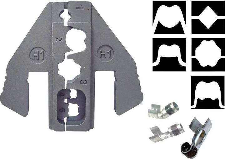 Immagine prodotto Toolcraft Gamma di crimpatura dei connettori per candele: 1 mm²