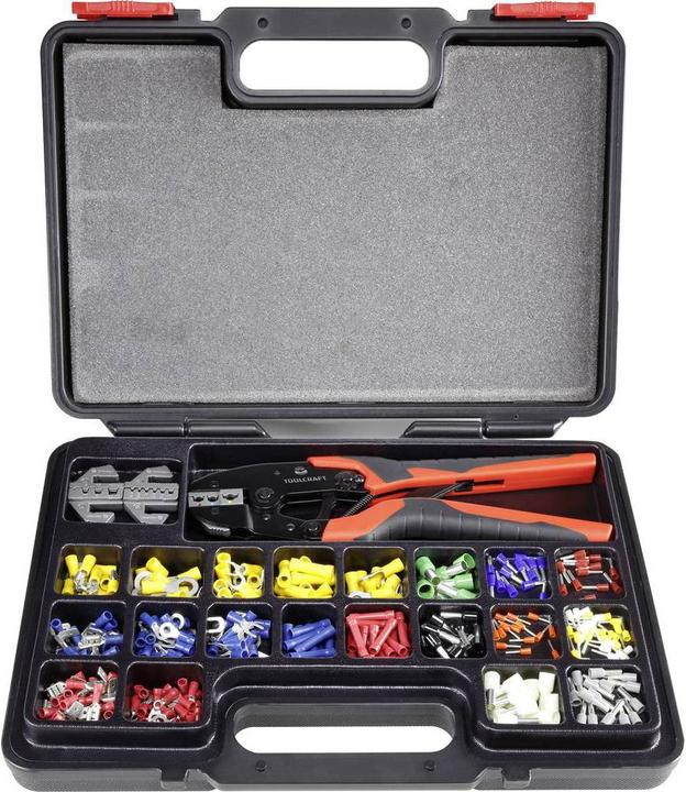 Image du produit Toolcraft Jeu de pinces à sertir 439pcs. (258 mm)