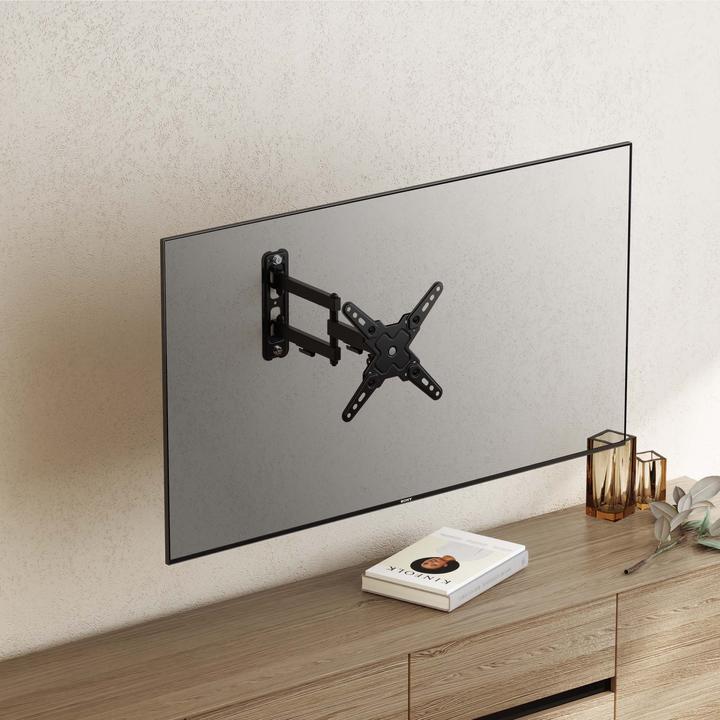 Immagine prodotto Wiltec Supporto per TV 13"-43" Supporto da parete per TV girevole da 20 kg (Muro, 43", 20 kg)