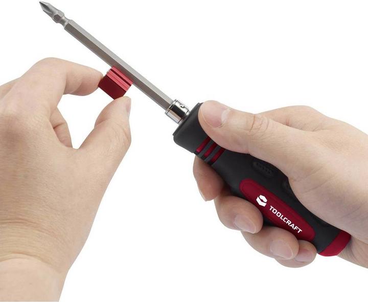 Image du produit Toolcraft 8-In-1 lame interchangeable fente/Ph avec magnétiseur (Vis fendues, Cruciforme PZ, Recouvrement cruciforme Phillipps (PH))