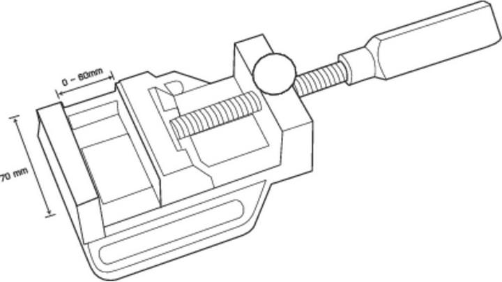 Produktbild Toolcraft Universal-Schnellspann-Schraubstock 70 mm (60 mm)