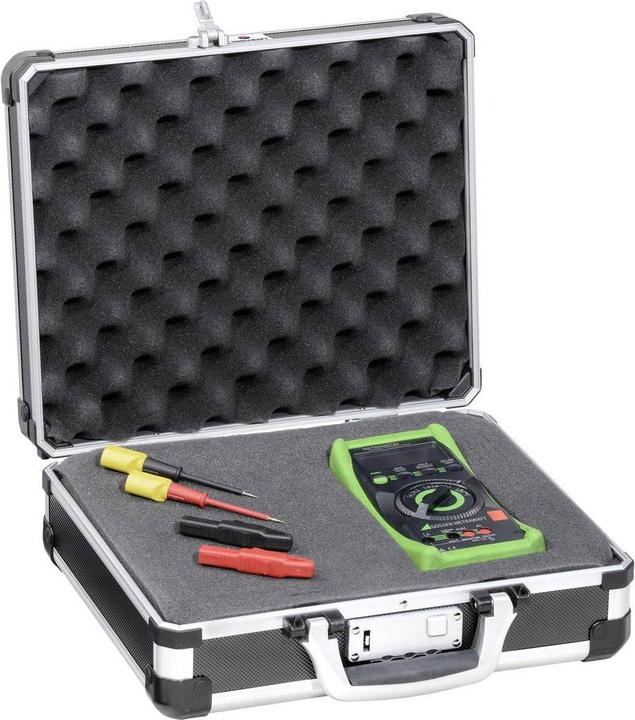 Produktbild Toolcraft Alukoffer mit Rasterschaum 355x325x135
