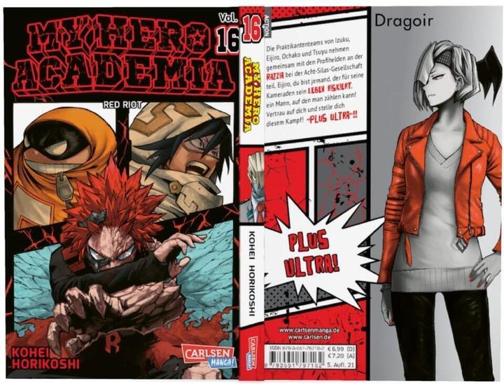 Actual product image My Hero Academia 16 (German, Kohei Horikoshi, 2019)
