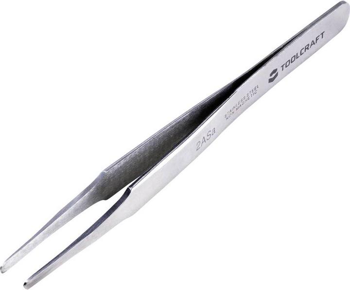 Actual product image Toolcraft Tweezers 2ASA Flat