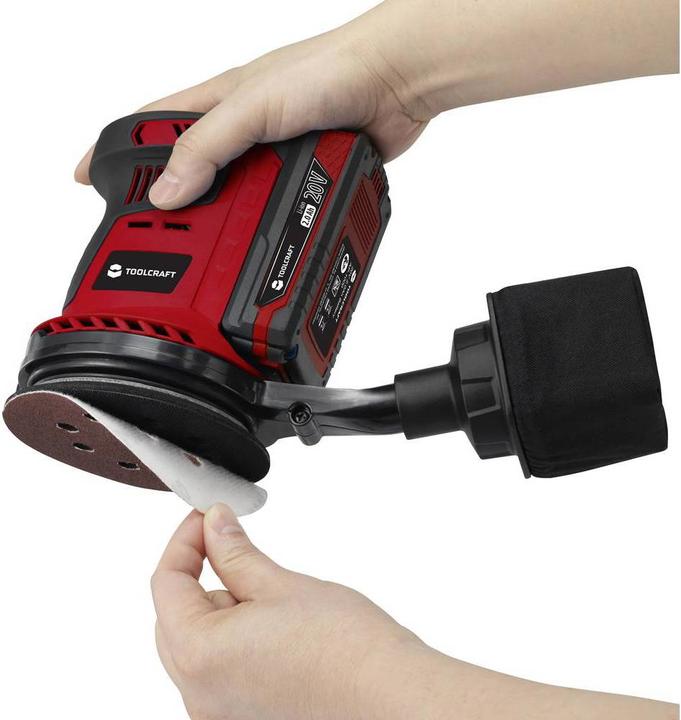 Produktbild Toolcraft Akku-Exzenterschleifer (Exzenterpolierer)