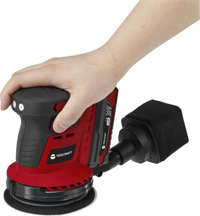 Produktbild Toolcraft Akku-Exzenterschleifer (Exzenterpolierer)