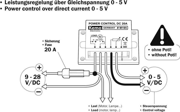 Produktbild Kemo PWM Leistungsregler Baustein M (Diverse)