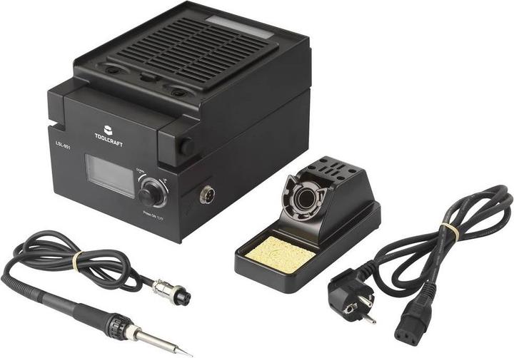 Actual product image Toolcraft Soldering station with LED lighting and soldering fume extraction