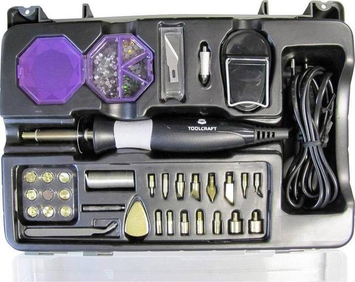 Toolcraft 6-in-1 Brandmalkolben-Set